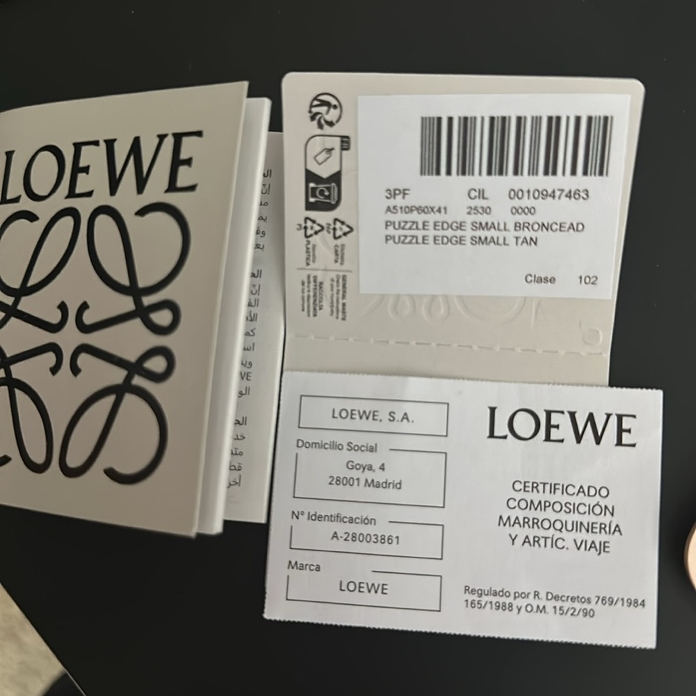 Loewe small tan calfskin puzzle bag - Picture 11 of 12